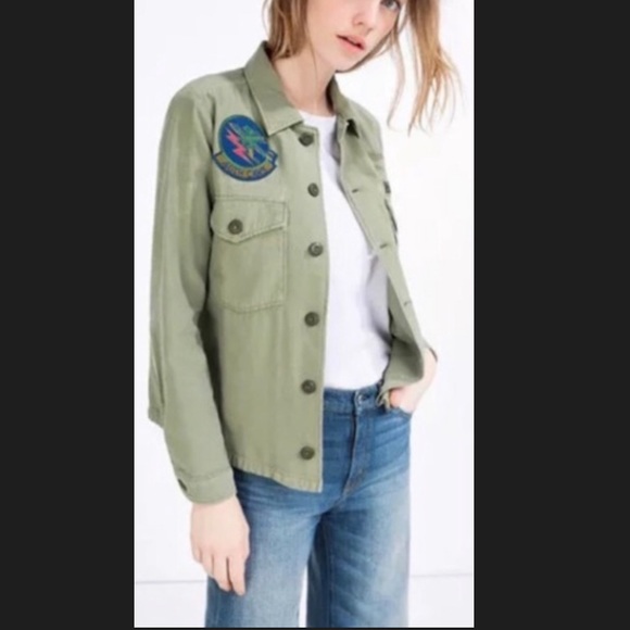 NWT ZARA ARMY SHIRT/JACKET - Picture 2 of 8